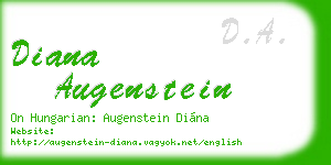 diana augenstein business card
